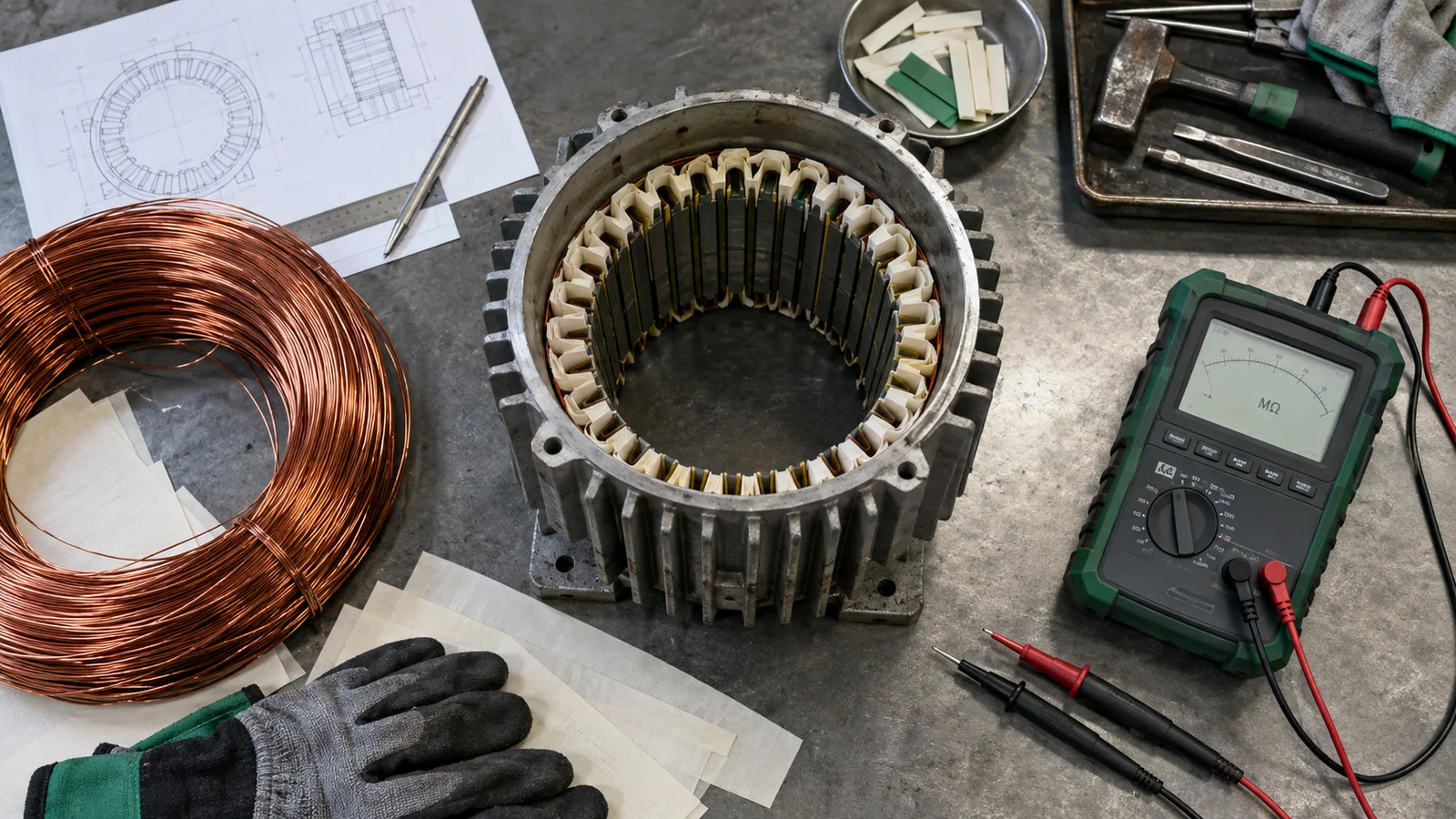 Industrial Motor Rewinding and Maintenance: What Actually Determines Motor Life