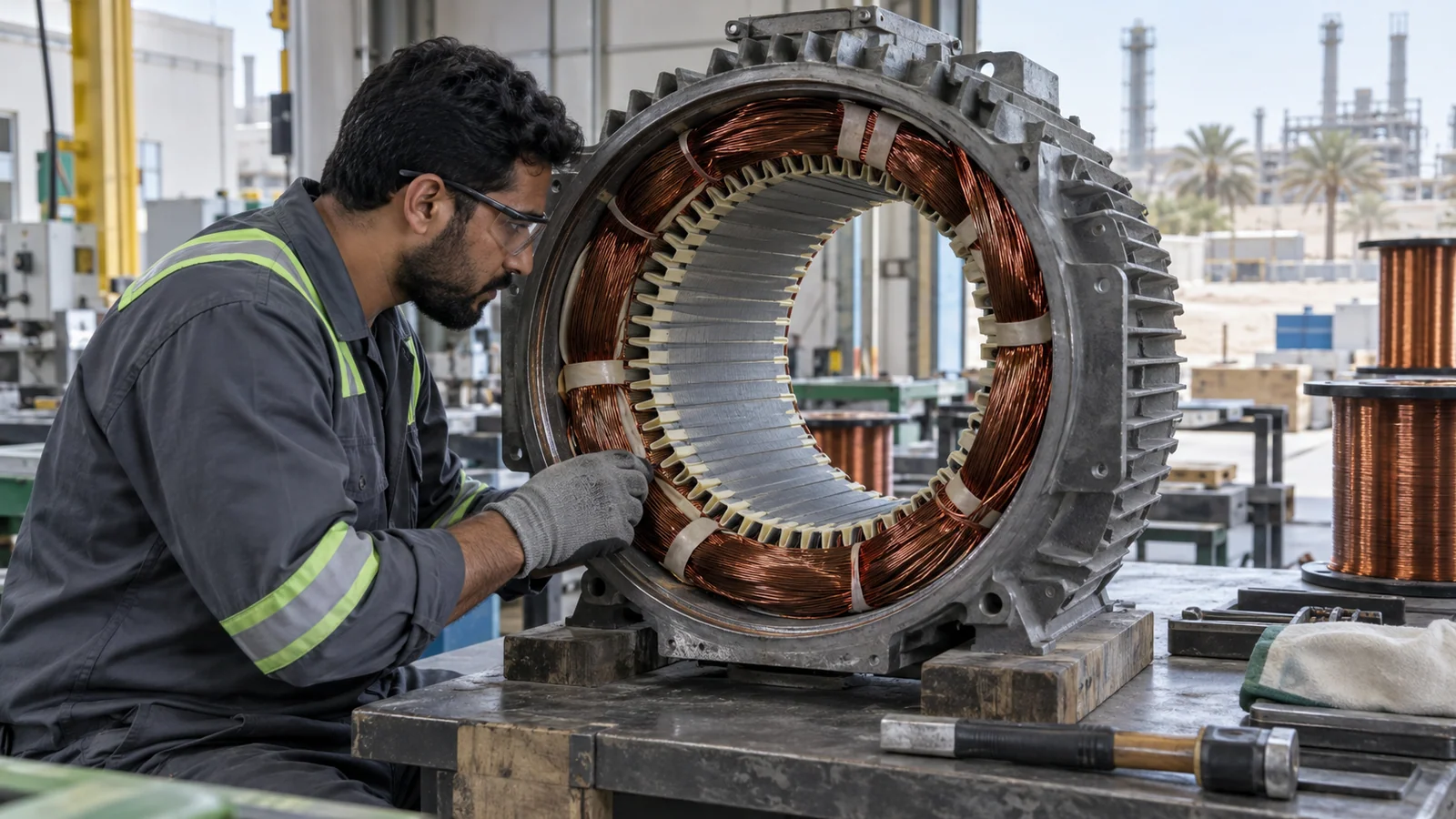 Induction Motor Rewinding & Repair